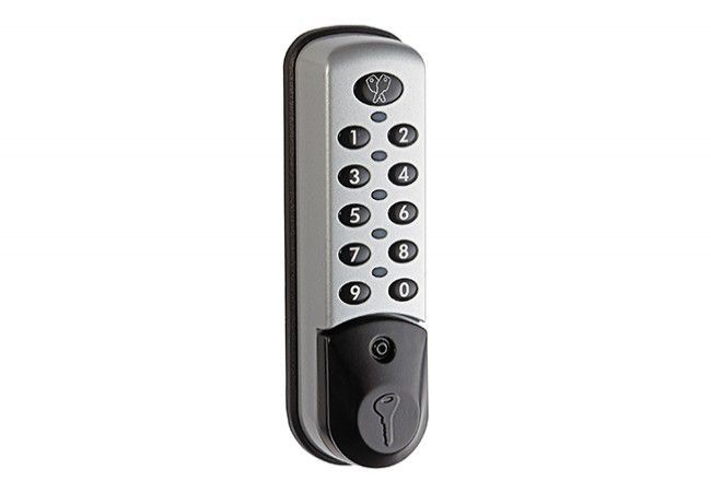 Euro-Locks 3781 Electronic Code Lock Vertical IP65 Silver 20mm Flexible User Management