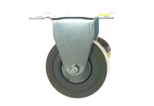 CTPA-PG 100S Fixed Caster Wheel 100mm Grey Non-Marking Rubber 65kg