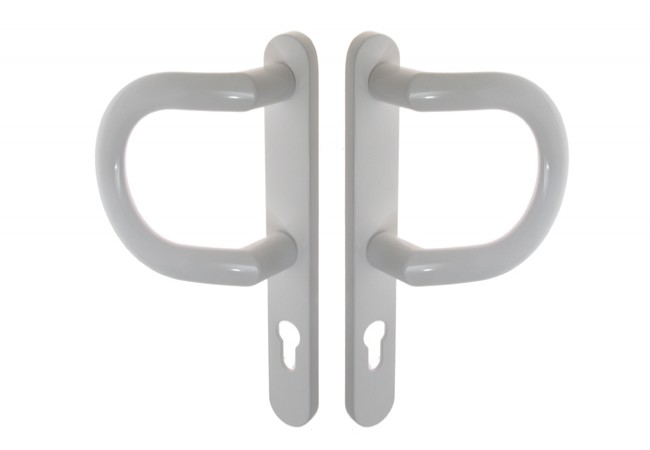 P Handle 32/240 White Pull Handle for Internal Doors Sturdy Construction