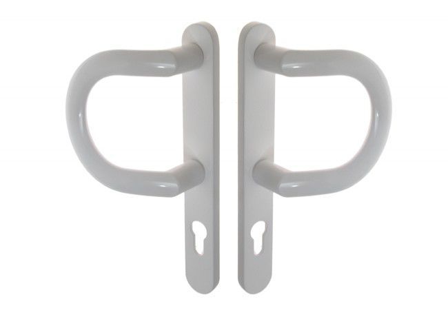 P Handle 32/240 White Pull Handle for Internal Doors Sturdy Construction
