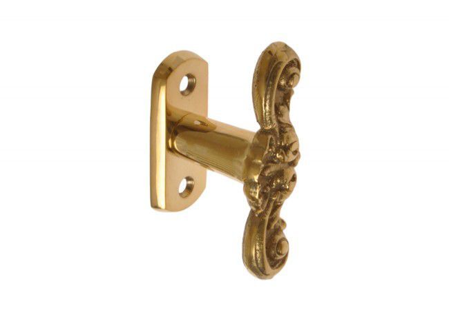 RETRO II Double-Arm Window Handle Decorative Brass Gold Finish Classic Style