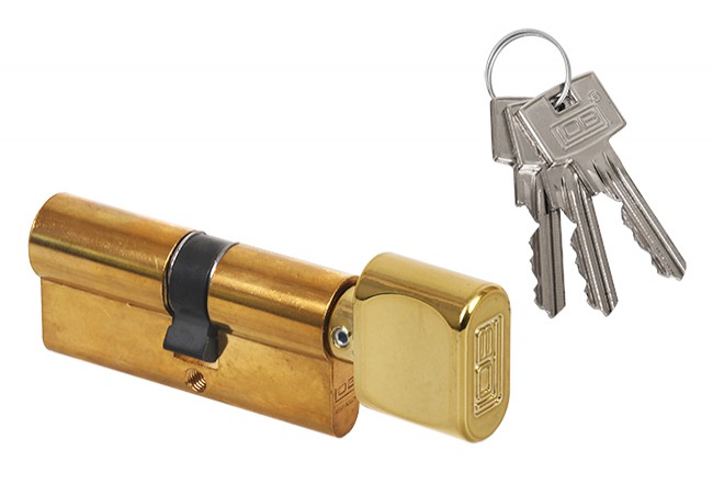 LOB HEKTOR WP101 40g/45 Euro Cylinder Lock Brass Knob EN 1303 Class 6 High Security