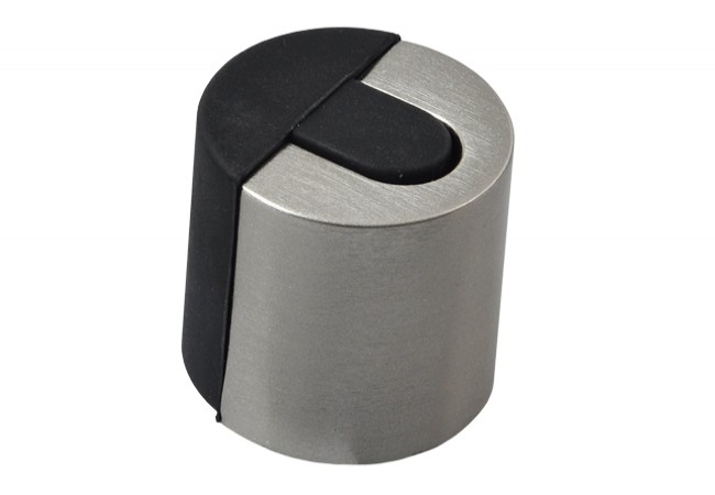 DS029 Door Stopper Satin Nickel 40.5x40 mm Scratch Resistant Modern Design