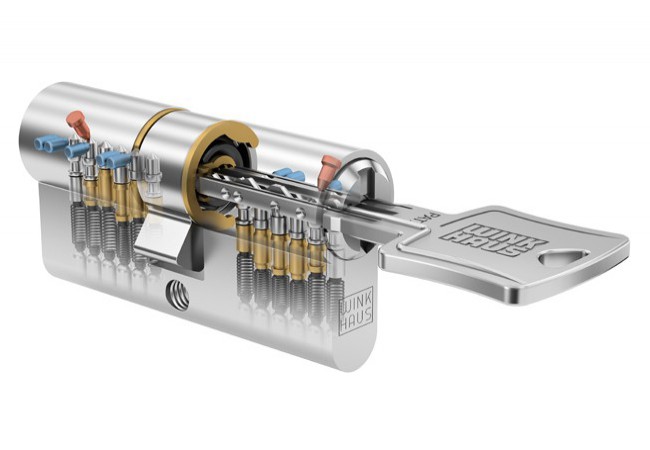 Eurosüdamik Winkhaus N-tra 35/40 nikkel klass 6.2 C 5 dimple võtit anti-puur