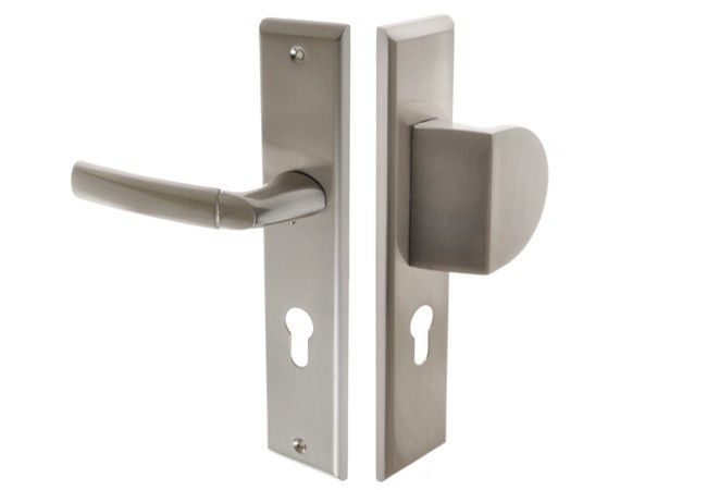 Schaffner SPECIAL 92 WB External Door Handle Set Satin Nickel Right-Hand Znal