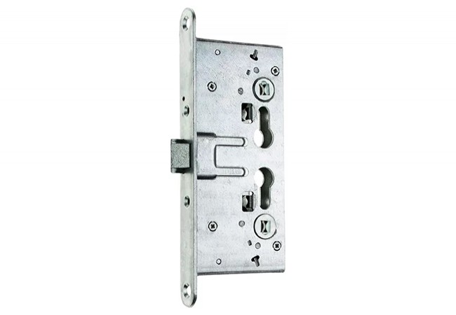 ISEO IS 214 Panic Lock EN 12209 Universal Fire Rated Mortise Lock Galvanized Silver
