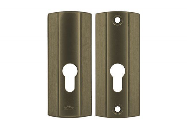 AXA PRESTIGE WB Escutcheon Set 127mm EN 1906 Class 3 Anodized F4 Old Gold