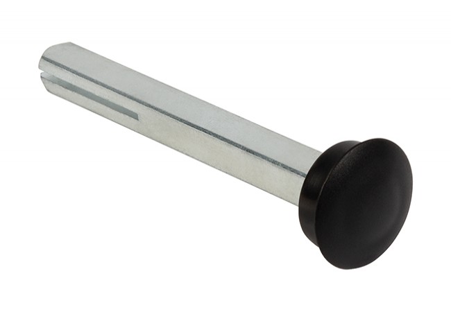 Locinox 3006 Spindle Steel 90mm One-Sided Capped for Surface-Mounted Locks