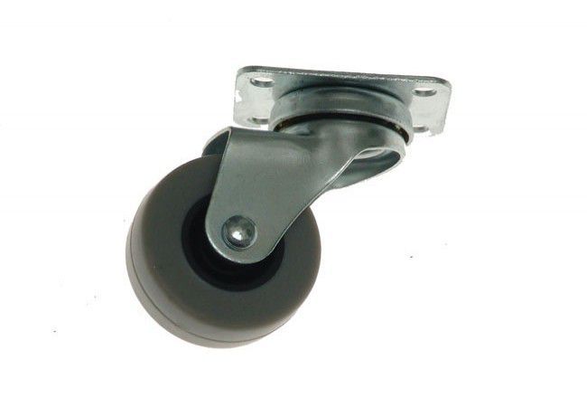 Amig 2504 Swivel Caster Plate Mount 50mm Grey Rubber Wheel 25kg