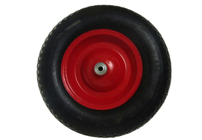 CSPN 400/12K Wheelbarrow Wheel 400mm Dual Ball Bearing Pneumatic 150kg Load