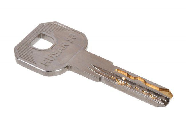 HUSAR S8 30/30 Euro Cylinder Lock Class C Nickel Satin Anti-Drill PN-EN 1303
