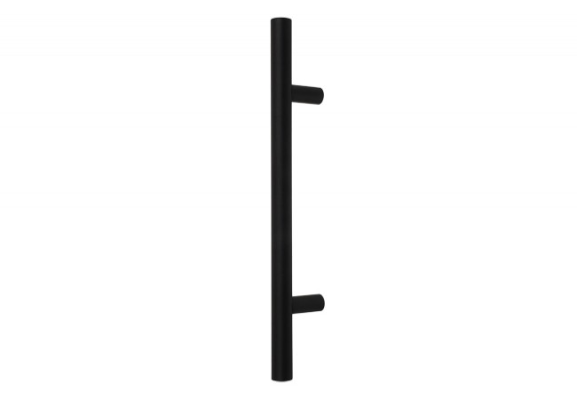 WALA PA10-F Pull Handle Single-Sided 800mm Matte Black Anodized Aluminum fi 30