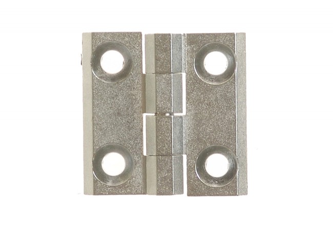 Hinge 40x40 mm Chrome Finish 5 mm Thick with Stainless Steel Pin