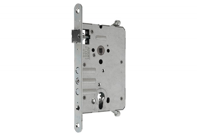 GERDA ZW3000Z 90/50 door lock with rack (rolled rods), silver galvanized