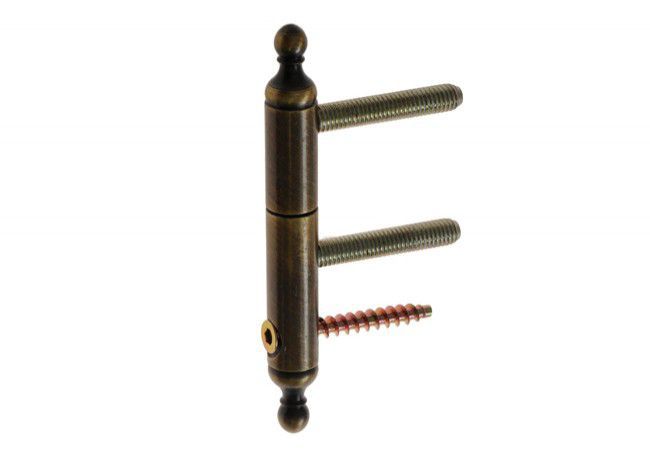 Zawias 14 A Decorative Screw-In Hinge Patina Finish with Horizontal Adjustment