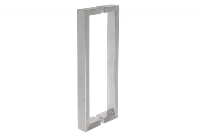B-Harko INOX Double-Sided Rectangular Door Handle SS 304 Matte 4600N Certified