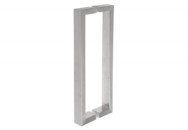 B-Harko INOX Double-Sided Rectangular Door Handle SS 304 Matte 4600N Certified