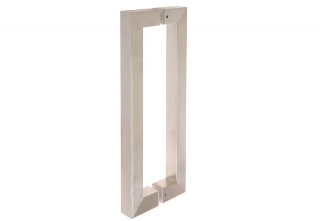 B-Harko INOX Double-Sided Square Door Handle SS 304 Matte 30x30x450mm Wide Compatibility