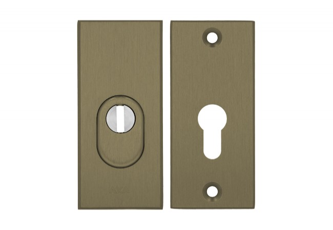 AXA ROYAL WB Escutcheon EN 1906 Class 3 FLEX Cylinder Protection Fire Rated F4 Gold