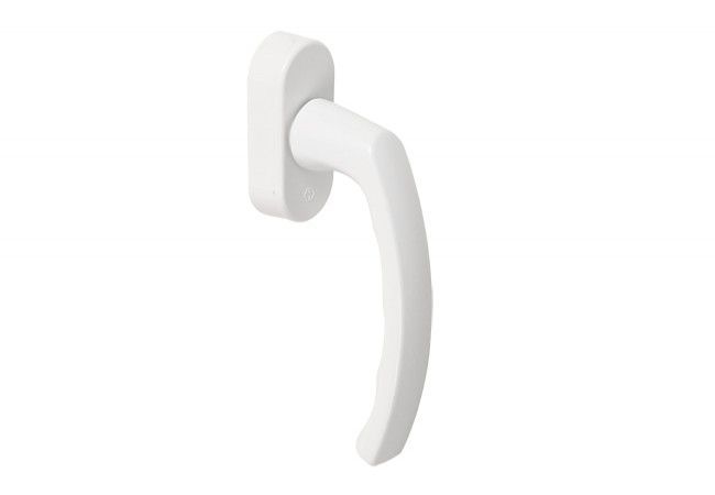 Hoppe Luxembourg Secustik Window Handle Adjustable Spindle 32-42mm White F9016