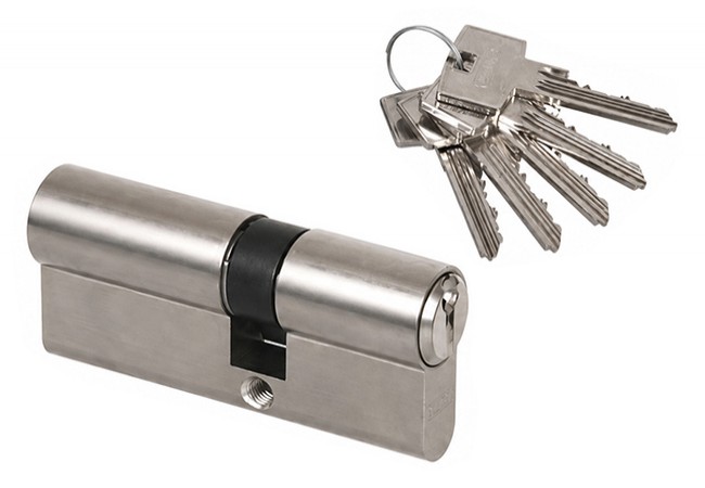 Abus Pfaffenhain Standard Euro Cylinder 40/45mm Class 6 Emergency Function Nickel