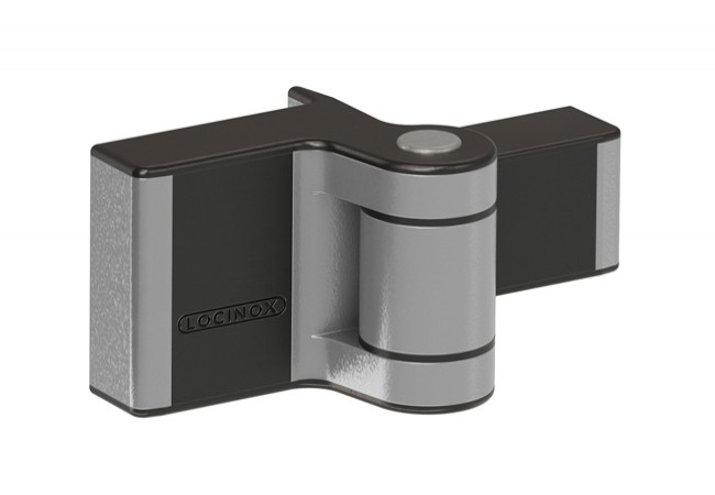 Locinox Puma Hinge Set 2-Piece 180° Adjustable Aluminium Outdoor 1000mm 60kg