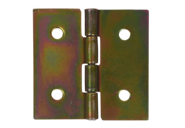 Zawiasa Splataną 30 Steel Hinge Gold Zinc Plated Anti-Corrosion Finish