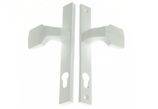 K-90 ST-27 72 Fixed Door Handle Set 72mm Symmetrical White Right or Left