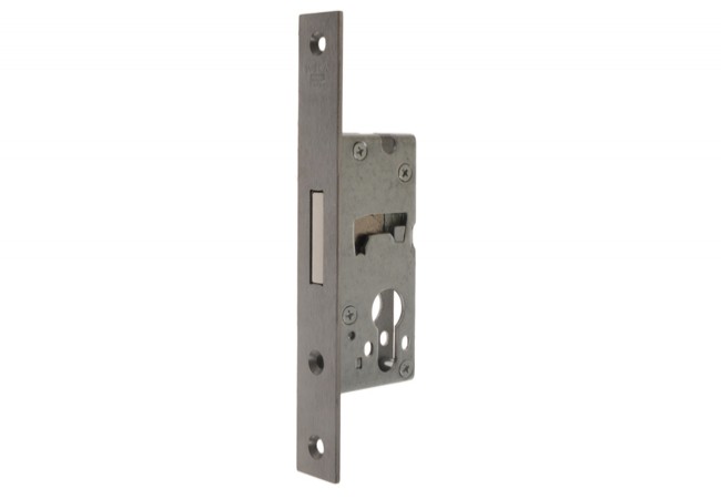WILKA 038R Additional Mortise Lock Stainless Steel 30mm for Heavy Doors 200,000 Cycles