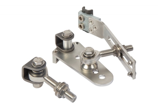 Locinox Excentro Hinge Set GBMU4D-M16 Adjustable Slope Compensation EN 12604