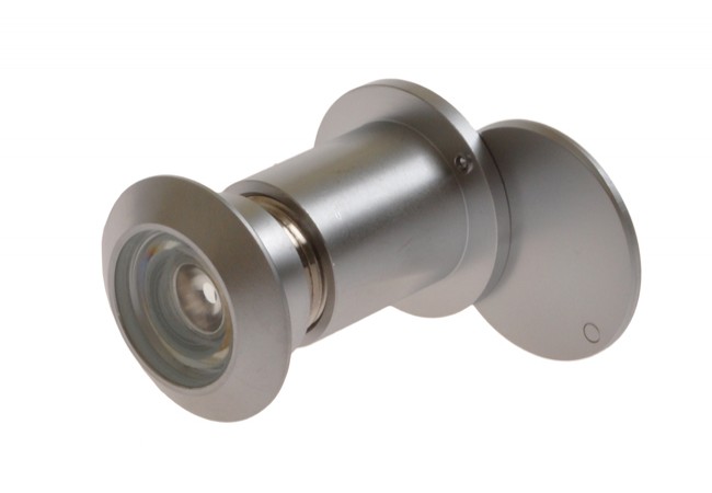 Wizjer drzwiowy 27mm Door Viewer 180° Angle Chrome-Satin for 40-70mm Doors