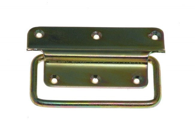Galvanized Box Handle 110x53 mm Steel Corrosion Resistant for Storage Chests