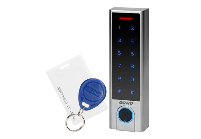 ORNO OR-ZS-826 Access Control Keypad Bluetooth RFID Fingerprint IP68 Outdoor TUYA