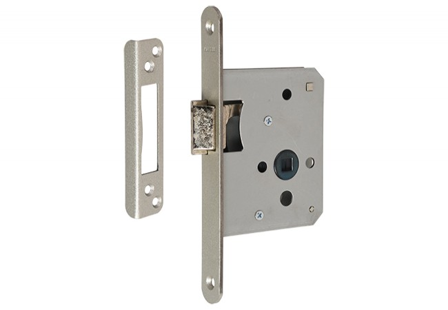 Mortise latch lock silver DL55/20