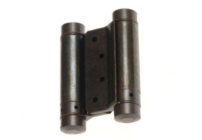Double-Action Spring Hinge 150 mm Patina for Interior Swing Doors Up to 34 kg