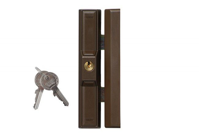 Abus DF88 B Roof Window Lock Dual Hook Bolts Brown SKG Certified Key-Operated