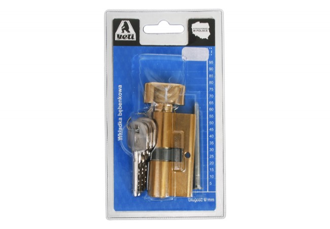 YETI WY501 45g/40 Euro Cylinder Brass Class C Corrosion Resistant PN-EN 1303