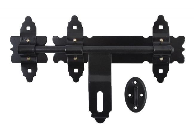 Zasuwa bramowa 300 Decorative Gate Bolt Retro Black 300mm Metal