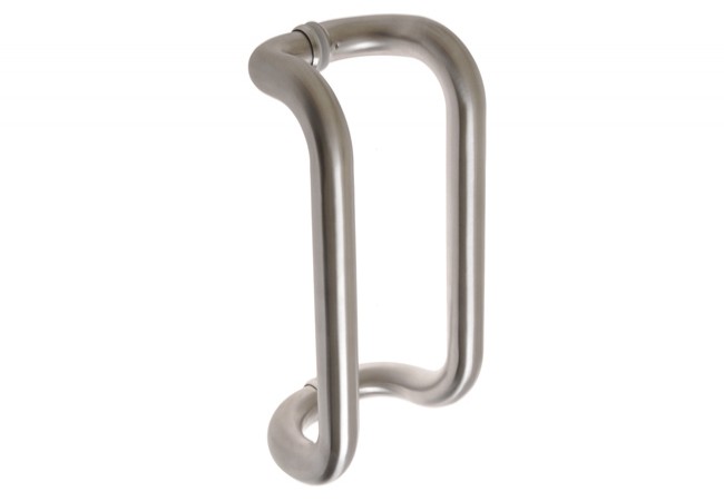 INOX X-300 Rectangular Double-Sided Door Handle SS304 Matte Aluminum Reinforced 32mm