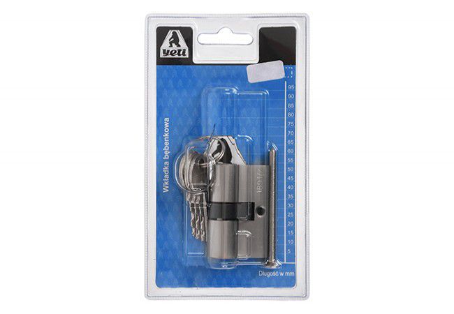 YETI W300 Cylinder 28/36 mm Nickel Satin Key Security Class 2 EN 1303