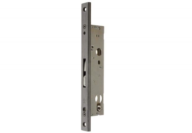 KARO KC-35 Mortise Dropbolt Lock C Faceplate INOX 6x24mm Universal PN-EN 12209