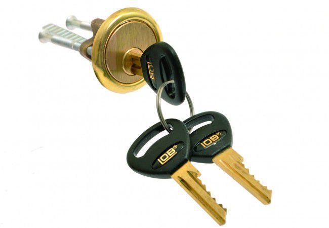 LOB WT07 Rim Cylinder Brass for TB and TZ Surface Mounted Locks 3 Keys