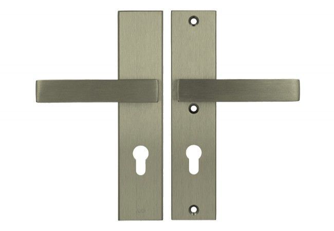 AXA ROYAL ++ 72 WB Door Handle EN 1906 Class 3 F9 Titanium 74-83mm Double Support