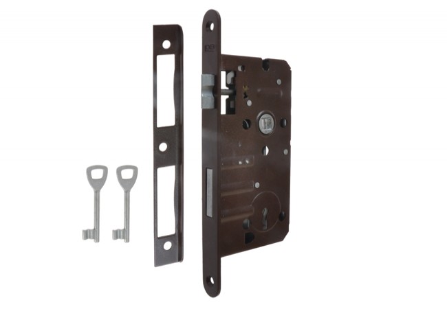 LOB 60/50 Mortise Sash Lock Universal L/P Brown 100kg 200,000 Cycles