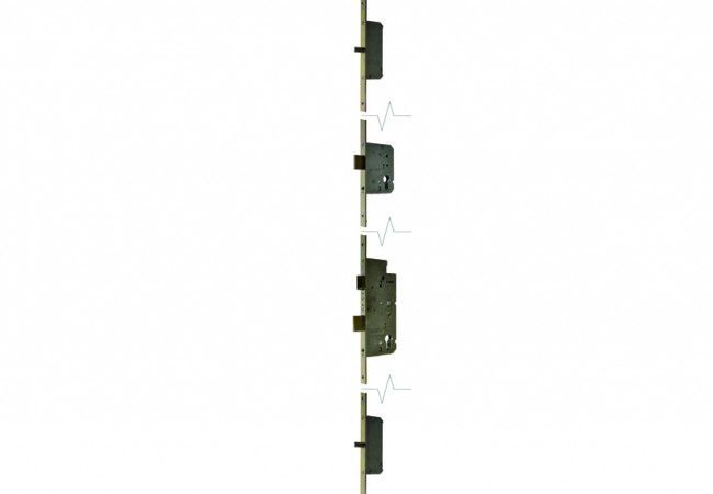 Metalplast-Częstochowa 72/65 20x1728 Multipoint Mortise Lock Class C ATEST Zinc-Plated