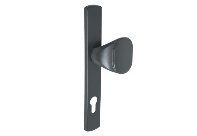 GAMAR DIANA 90 WB Door Pull Set Anthracite Aluminum Short Handle Pair