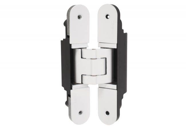 Simonswerk TECTUS TE340 3D Concealed Hinge 160x28mm White RAL 9016 80kg