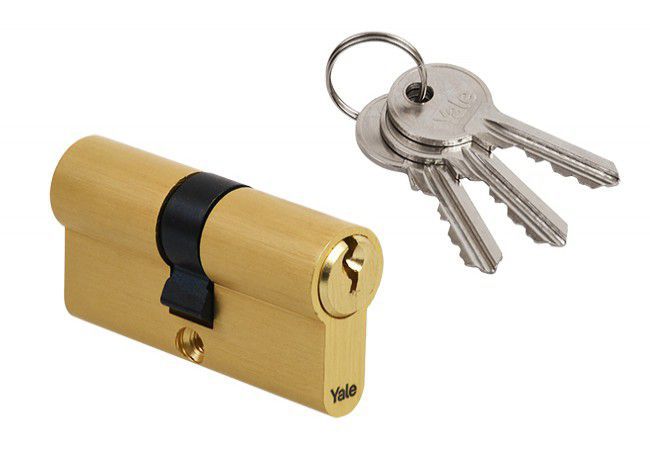 Yale Y150 30/30 Euro Cylinder Lock 6-Pin Brass Corrosion Class B EN 1303