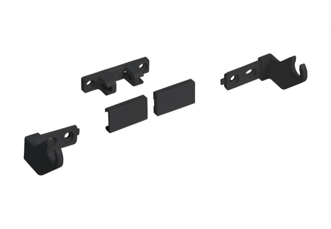 Master Apro 1123NEOPA.16 Mounting Bracket Set ZnAl Chain Hook Black Sash-Mount