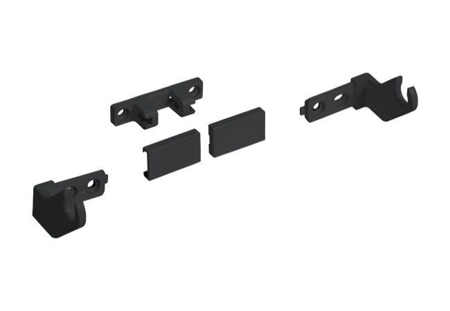 Master Apro 1123NEOPA.16 Mounting Bracket Set ZnAl Chain Hook Black Sash-Mount